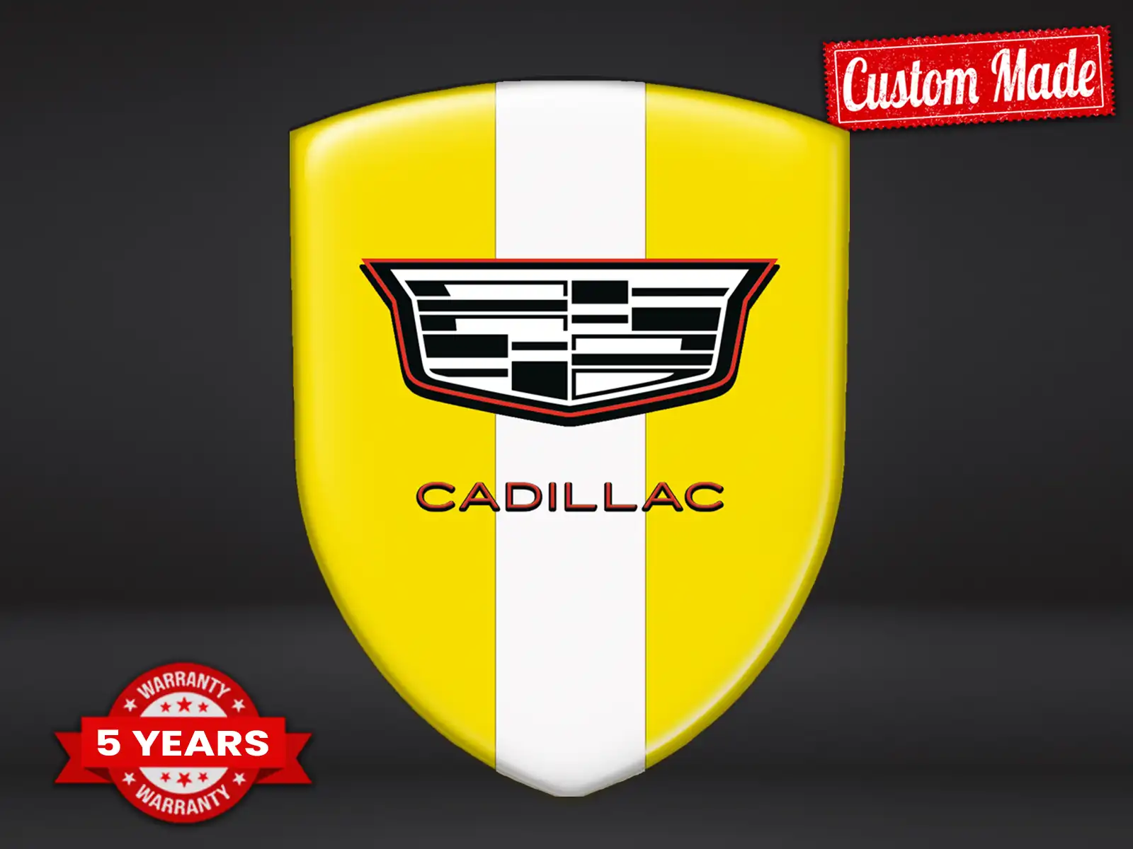 Cadillac Heckscheibensticker Universal Stilvoll Anpassbar